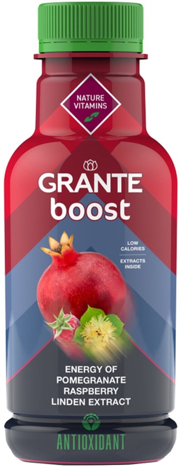 Напиток Grante Boost Гранат-Малина-Экстракт липы 330мл