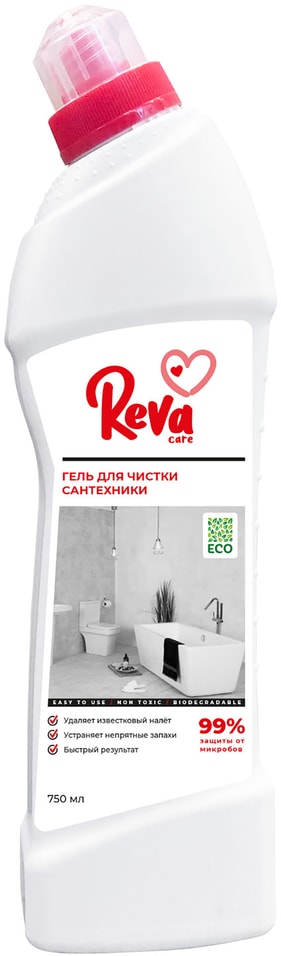 Гель чистящий Reva Care для сантехники 750мл