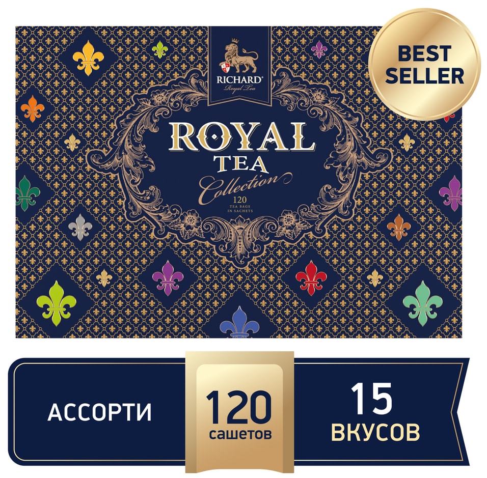 Чайное ассорти Richard Royal Tea Collection 120*1.9г от Vprok.ru