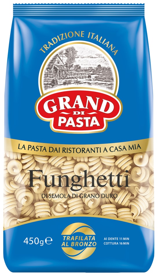 Макаронные изделия Grand Di Pasta Funghetti 450г