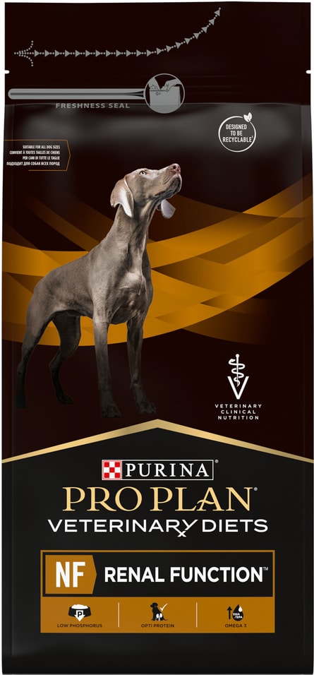 Сухой корм для собак Purina Pro Plan Veterinary Diets NF Renal Function при хронической  почечной недостаточности 1.5кг