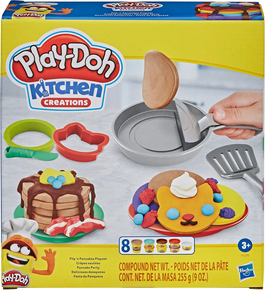 Набор игровой Play-Doh Масса для лепки Блинчики