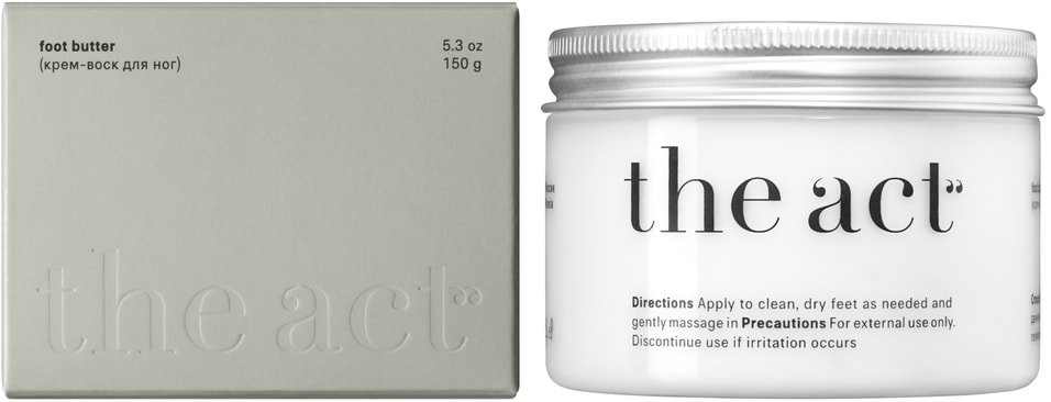 Крем-воск для ног The Act от трещин 150млс доставкой 549₽