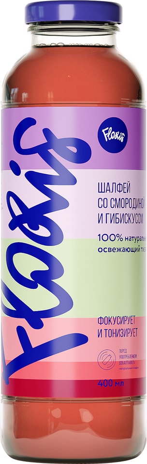 Напиток безалкогольный Floris Шалфей со смородиной гибискусом и саган-дайля 400мл