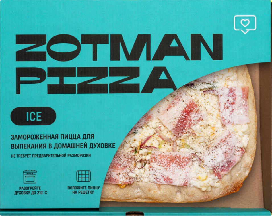 Пицца Зотман Чиз карбонара 420г