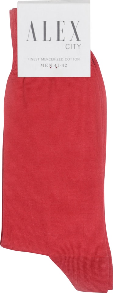 Носки мужские Alex Textile Milano M-5402 бесшовные красные р39-40 от Vprok.ru