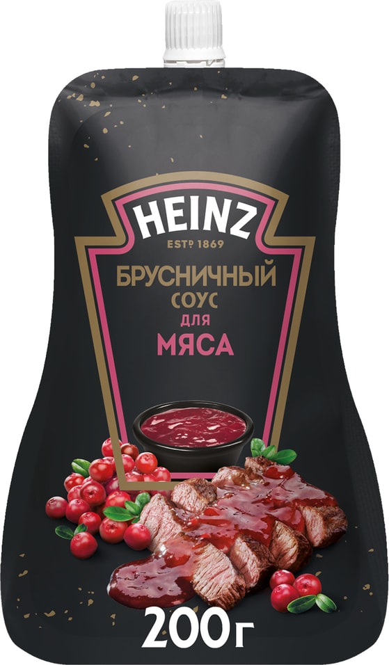 Соус Heinz Брусничный 200г - Vprok.ru Перекрёсток