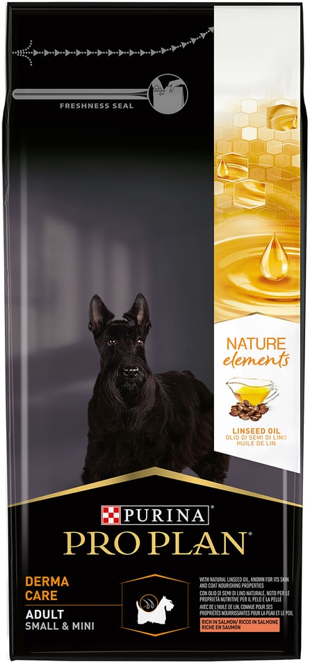 Сухой корм для собак Purina Pro Plan Nature Elements Derma Care с лососем 7кг