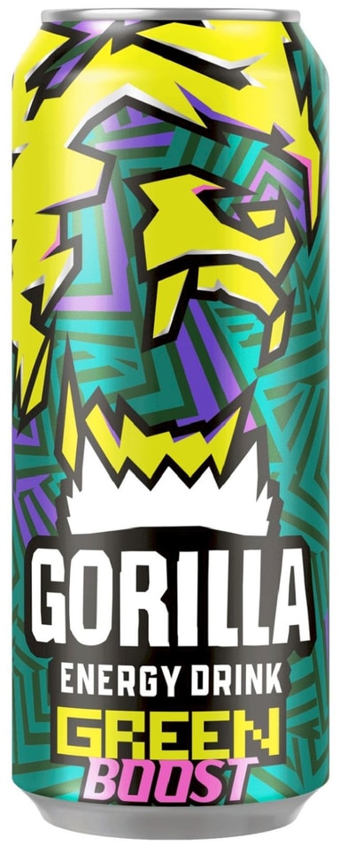 Напиток энергетический Gorilla Green Boost 450мл