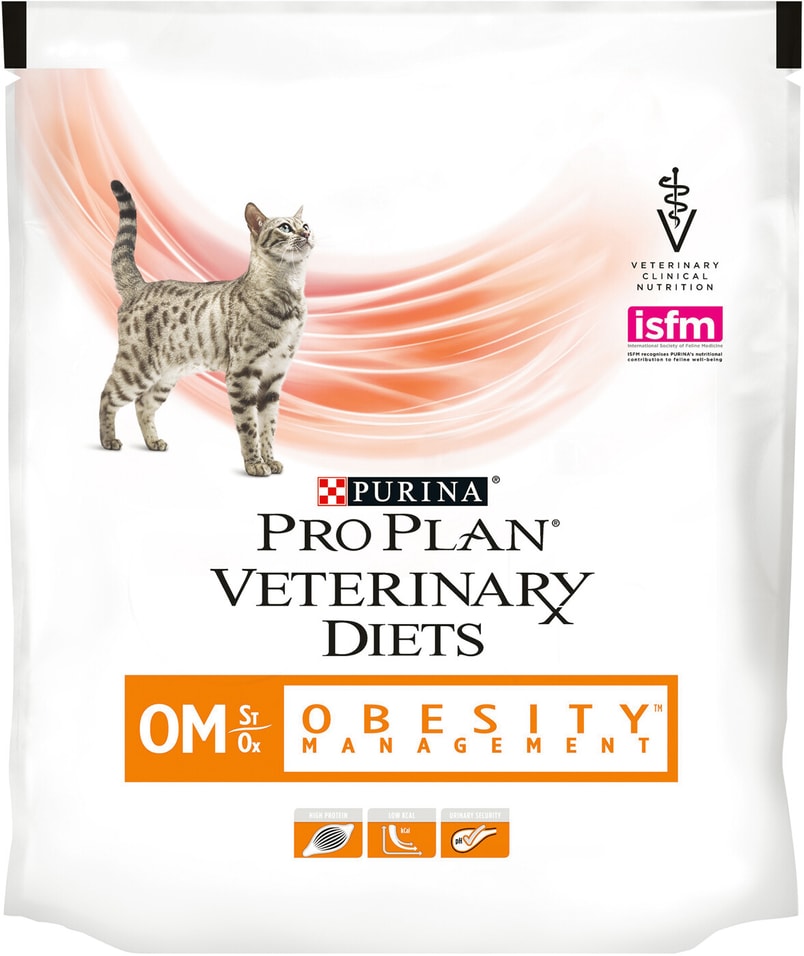 Сухой корм для кошек Pro Plan Veterinary Diets OM Obesity Management при ожирении 350г