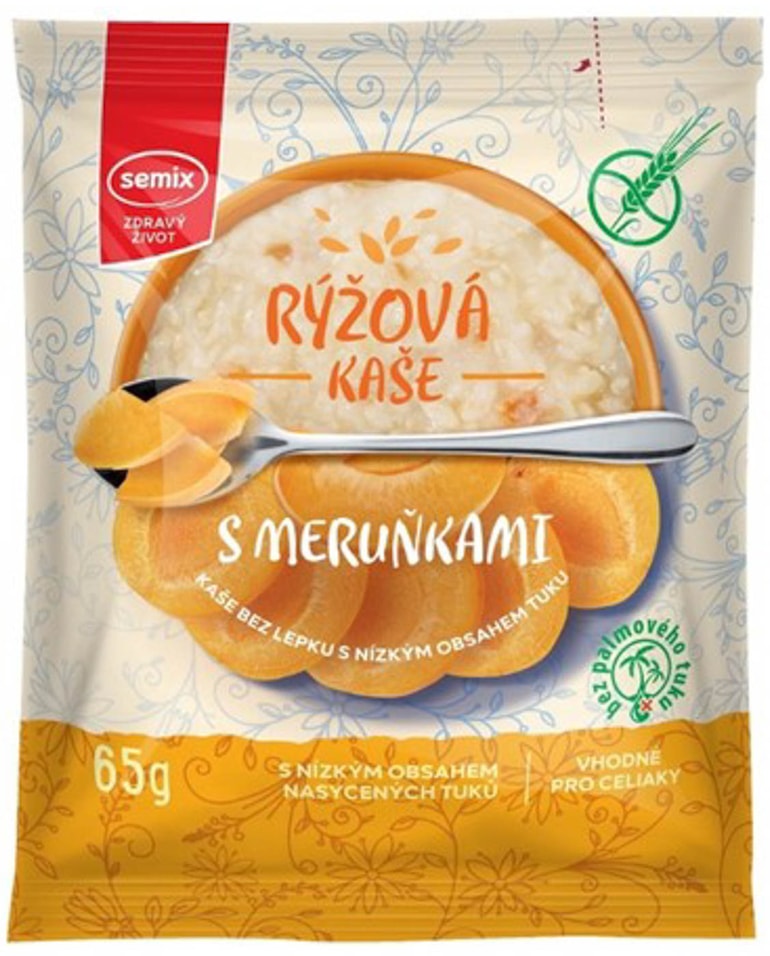 Каша Semix рисовая с абрикосом 65г