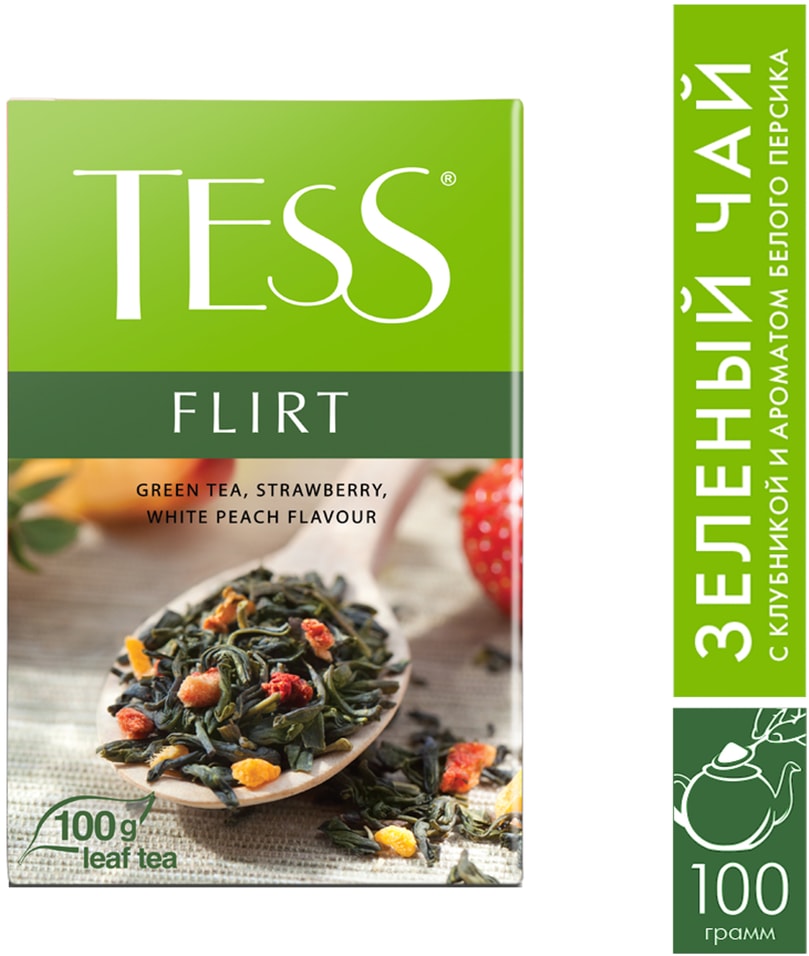 Чай зеленый Tess Flirt 100г