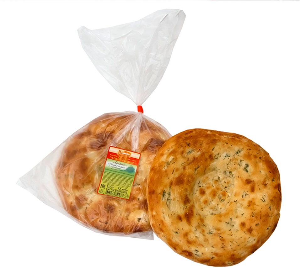 Лепешка Нижегородский Хлеб Восточная с зеленью 200г