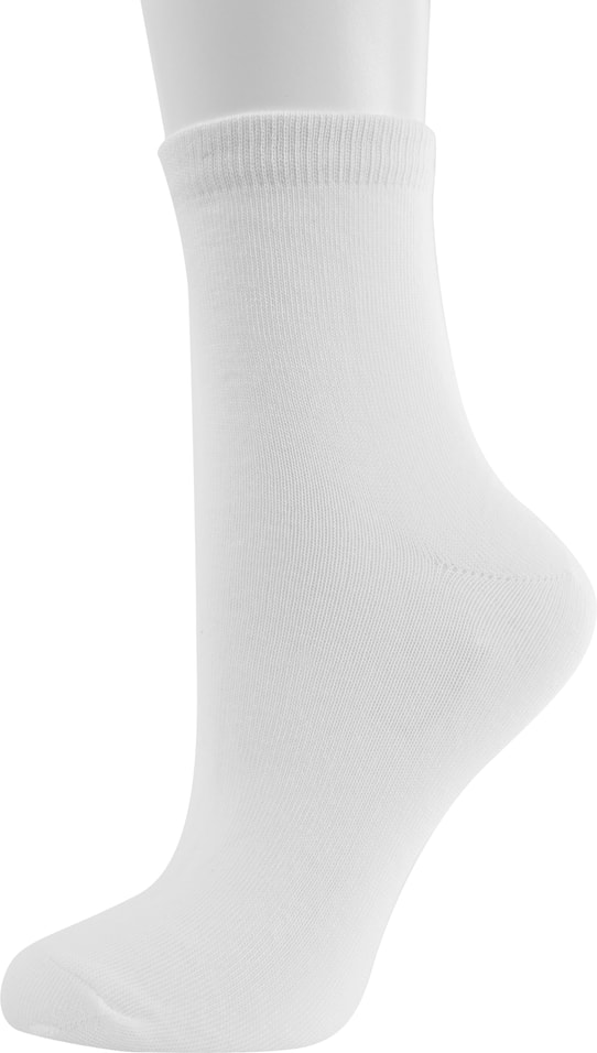 Носки женские Oemen классика белые р.25