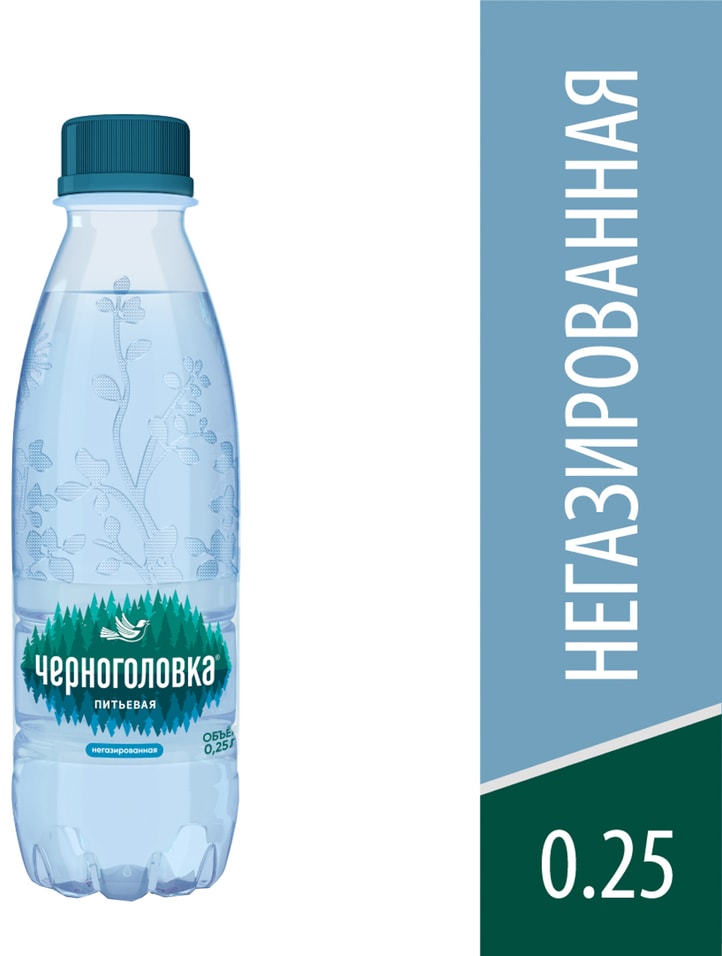 Вода Черноголовка питьевая негазированная 250мл 43₽