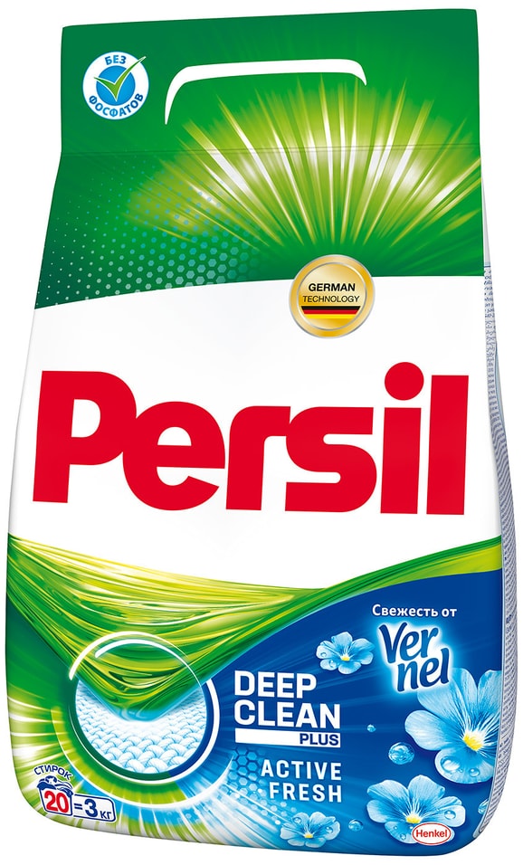 Стиральный порошок Persil Свежесть от Vernel 3кг от Vprok.ru