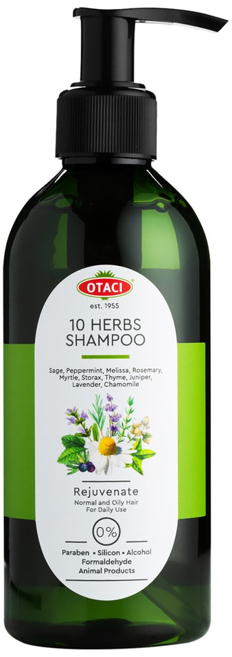 Отзывы о Шампуни для волос Otaci с 10 травами восстанавливающий 250мл