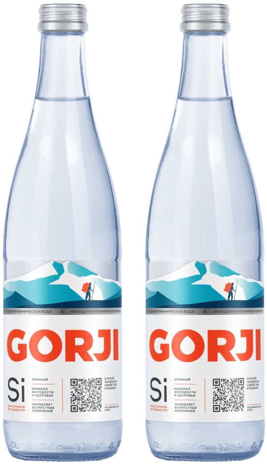 Вода Gorji минеральная лечебно-столовая газированная 500мл