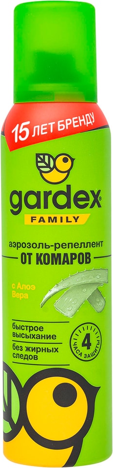 Аэрозоль Gardex Family от комаров 150мл от Vprok.ru