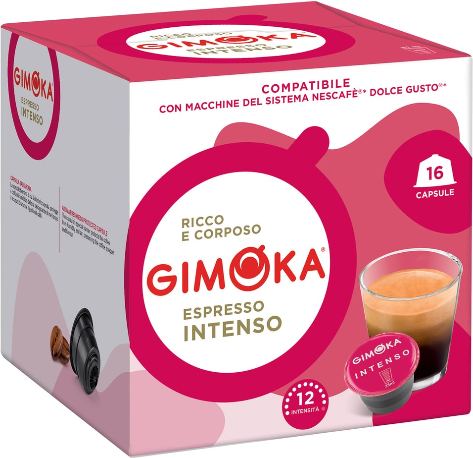 Кофе в капсулах Gimoka Dolce Gusto Espresso Intenso 16шт
