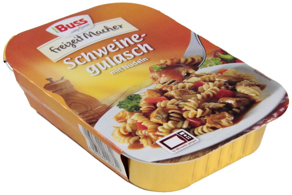 Макароны Buss в соусе со свининой 300г