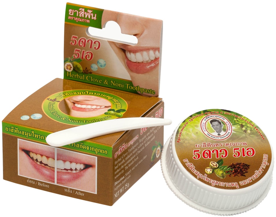 Зубная паста 5 Star Cosmetic Травяная с экстрактом Нони