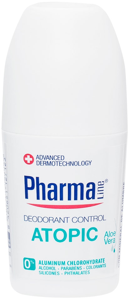 Дезодорант Pharmaline Atopic для сухой и чувствительной кожи 50мл