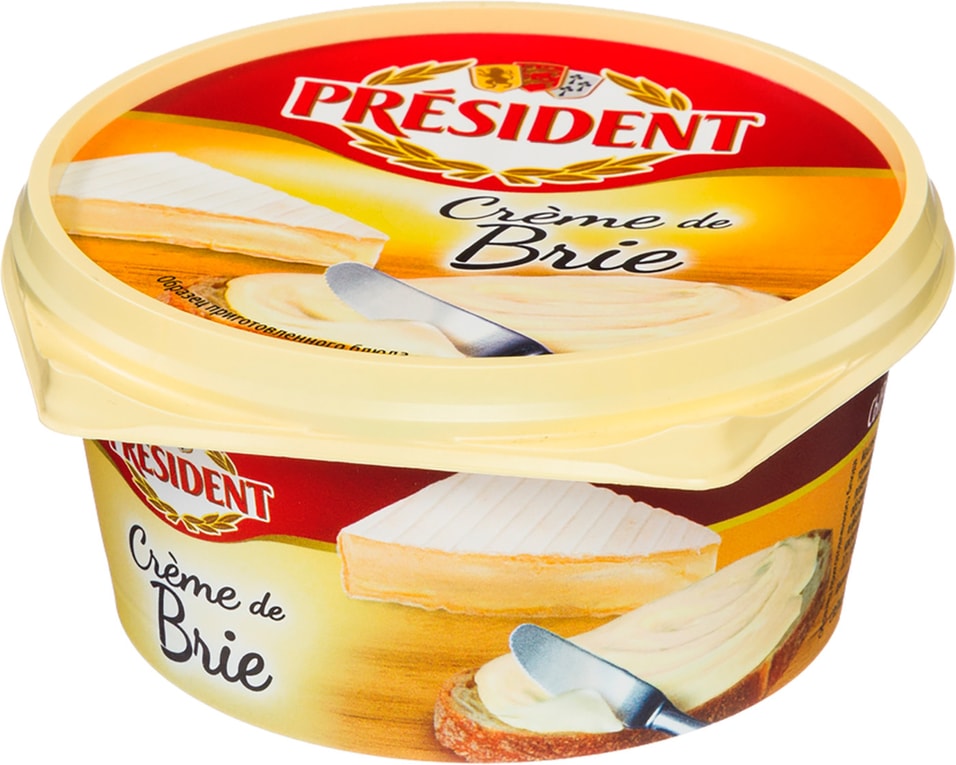 Сыр плавленый President Creme de Brie 50% 125г