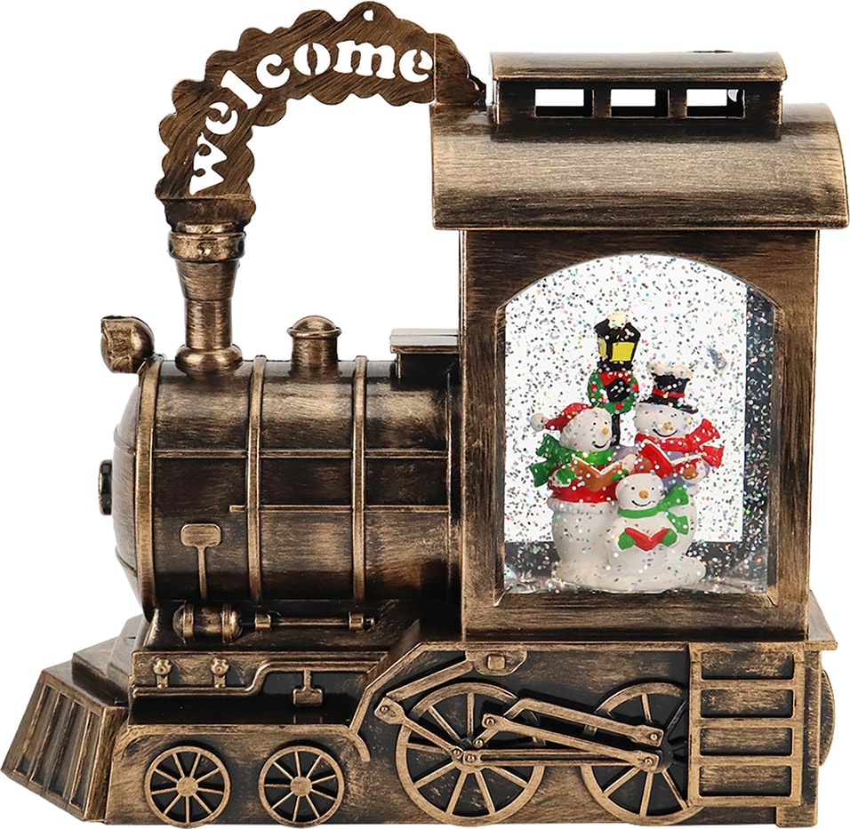 Светильник новогодний Miland музыкальный Волшебный поезд питание от USB 24.5*11*22.5см