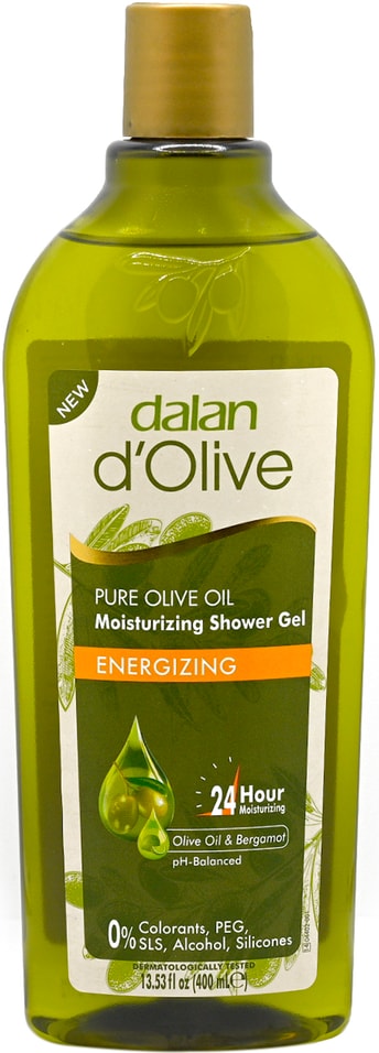 Гель для душа Dalan D Olive Заряжающий Оливковое масло и бергамот 400мл