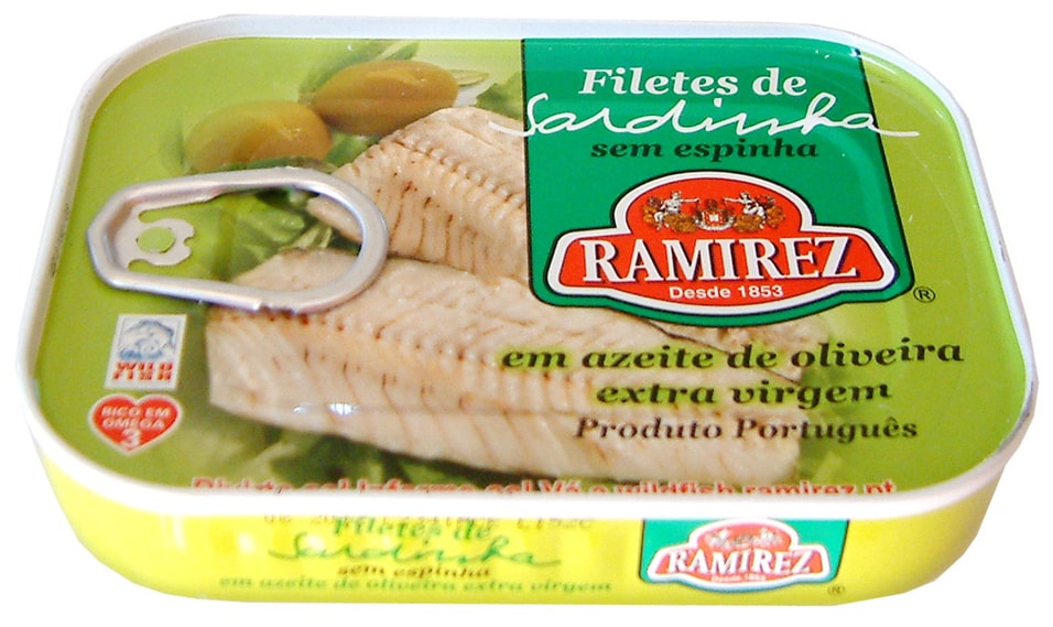 Филе сардин Ramirez в оливковом масле Экстра Вирджин 100г
