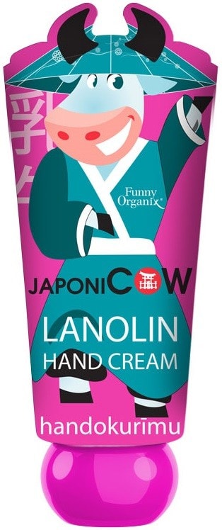 Крем для рук Funny Organix JaponiCOW Ланолиновый 45мл