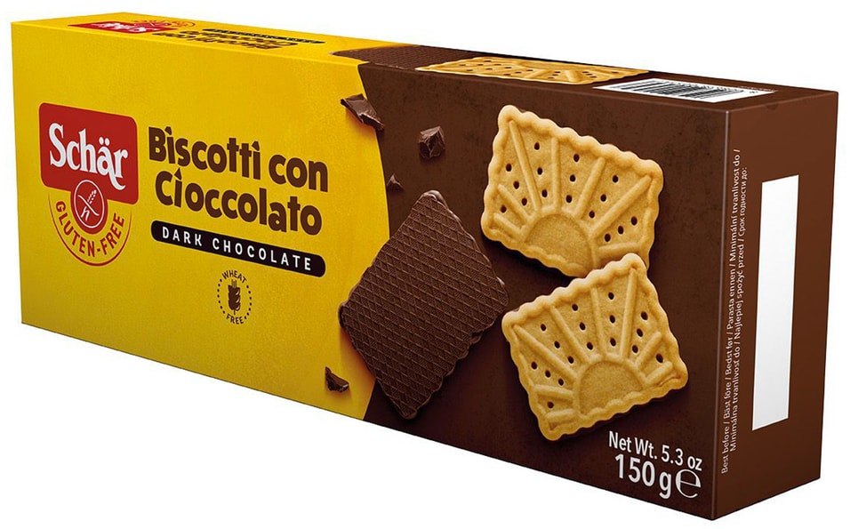 Печенье Schar Biscotti con Cioccolato без глютена 150г