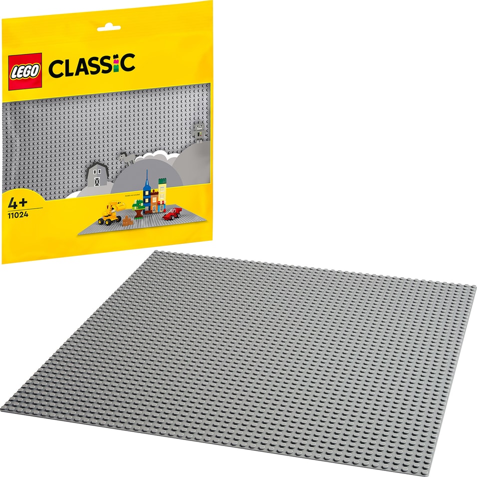 Конструктор LEGO Classic 11024 Серая базовая пластина