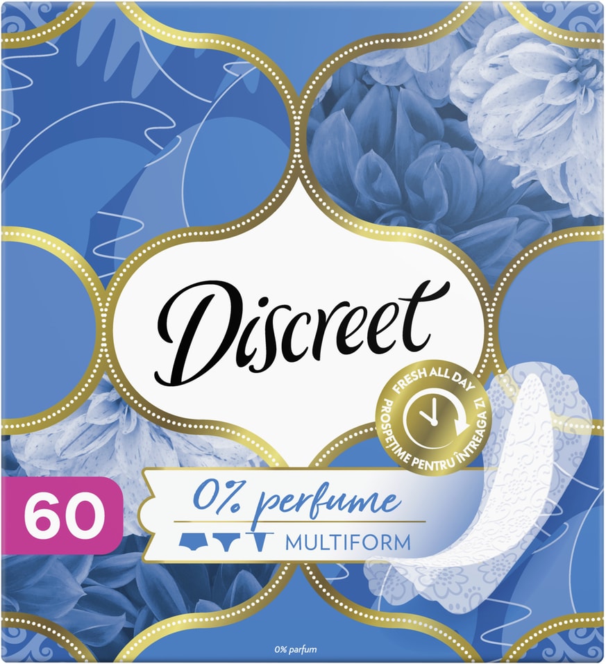 Прокладки Discreet Air Multiform ежедневные 60шт 255₽