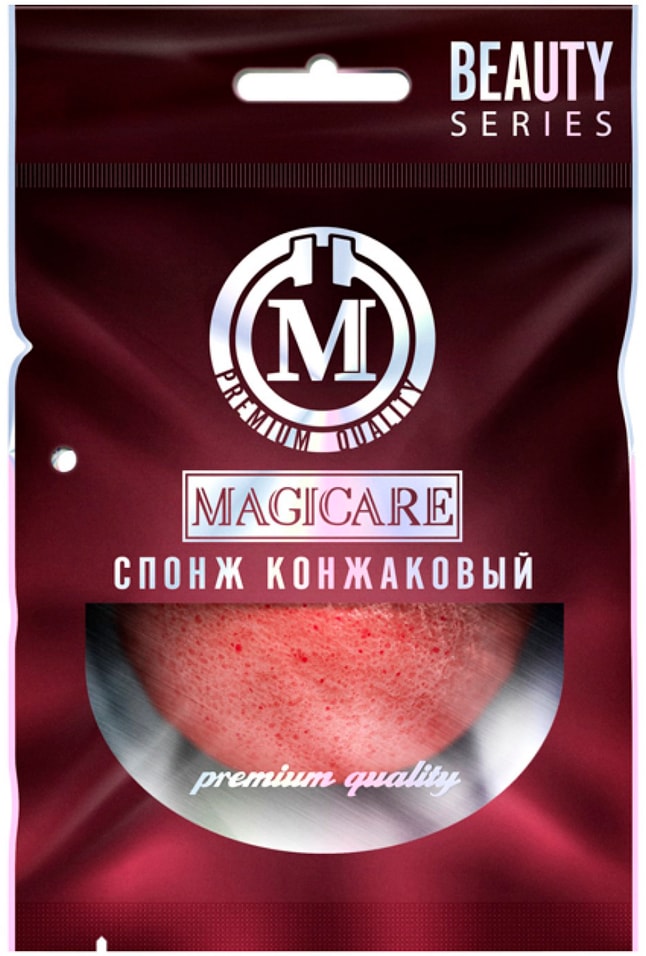Спонж конжаковый Magicare растительное волокно 5525см в ассортименте 162₽