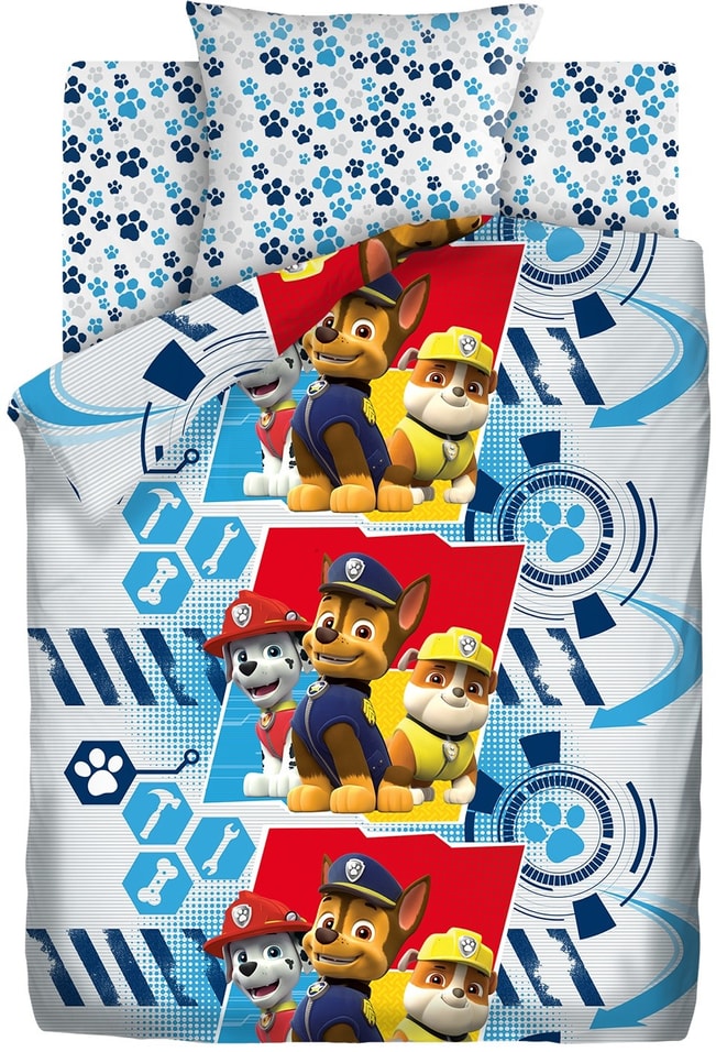Комплект постельного белья Непоседа Щенячий патруль Щенки наготове 1.5-спальный наволочка 70*70
