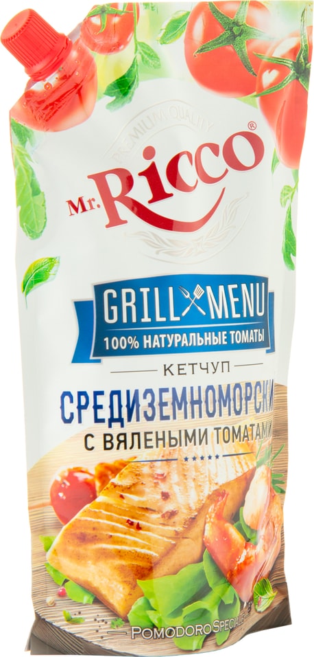 Кетчуп Mr. Ricco Средиземноморский с вялеными томатами 550г