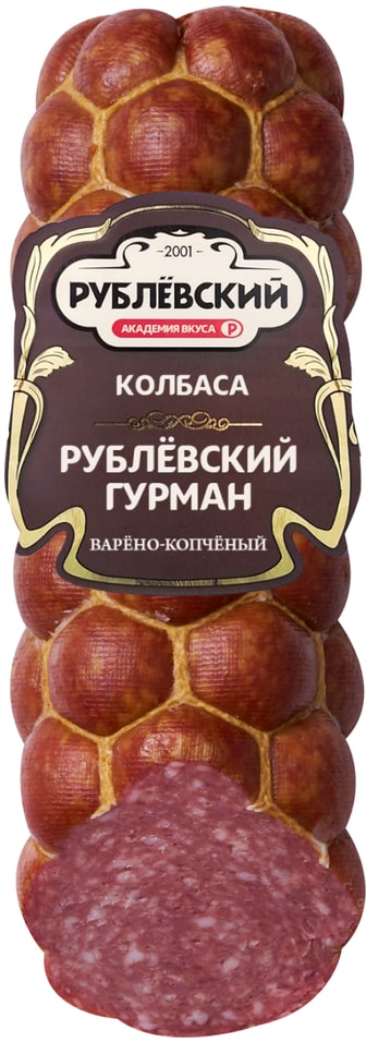 Колбаса Рублевский Гурман сервелат варено-копченый 400г