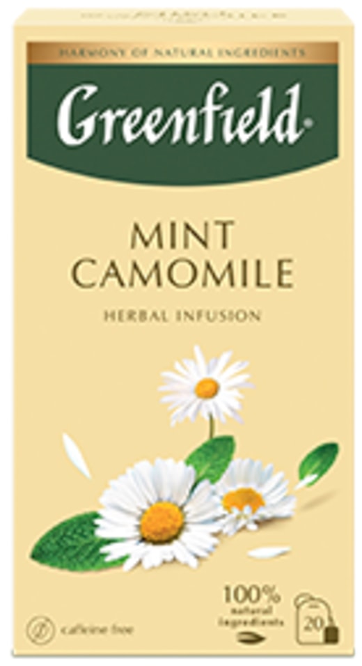 Напиток чайный Greenfield Mint Camomile 20*1.5г