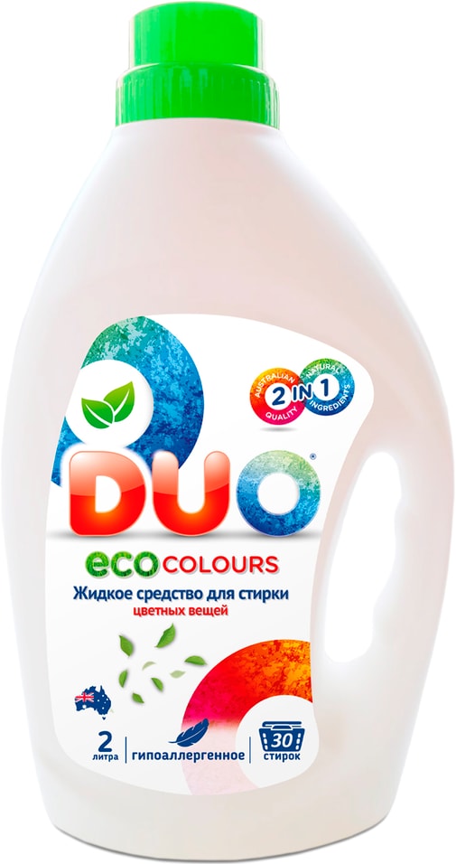 Средство для стирки Duo Eco Colours для стирки цветных вещей 2л