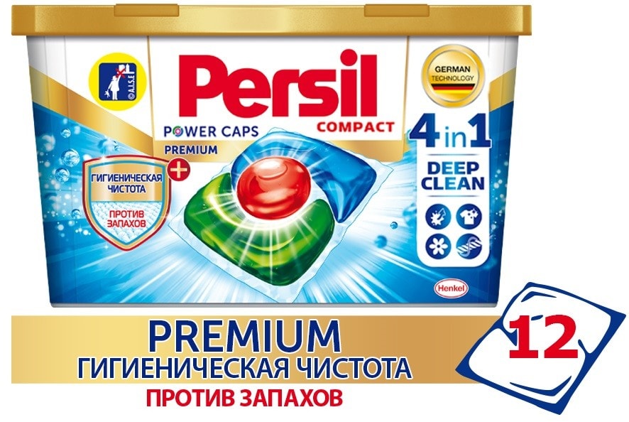 Капсулы для стирки Persil Power Caps Premium 4in1 12шт от Vprok.ru