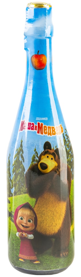 Напиток Маша и Медведь Яблоко 750мл. Доставим до двери!