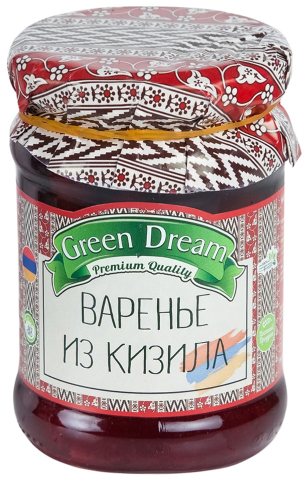 Варенье Green Dream из кизила 300г