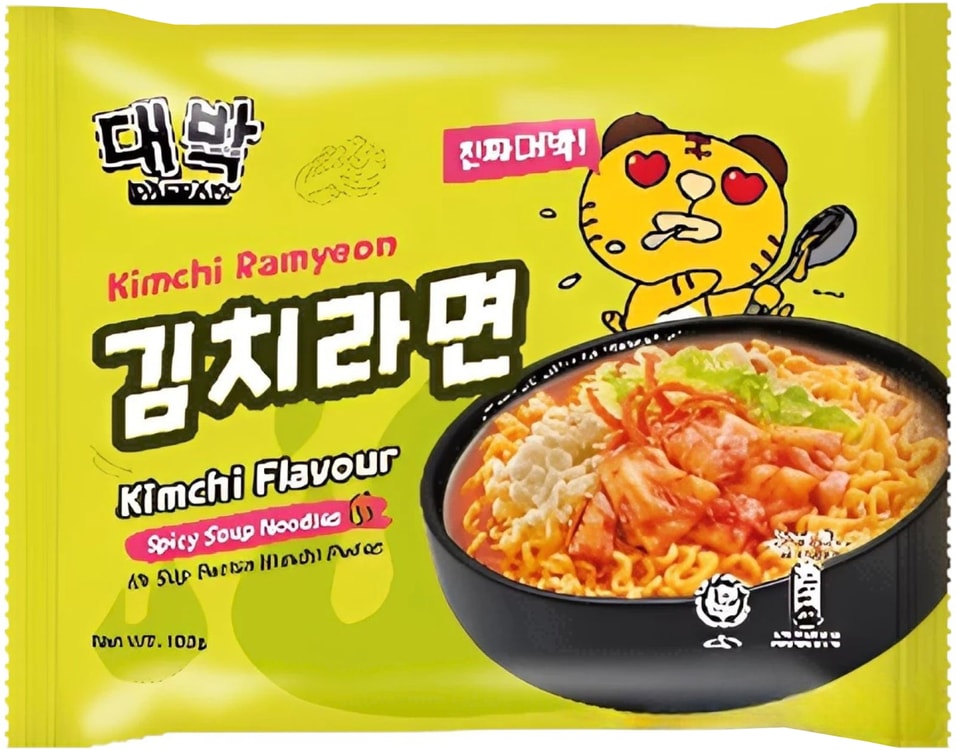 Лапша Daebak Рамен Кимчи быстрого приготовления 103г