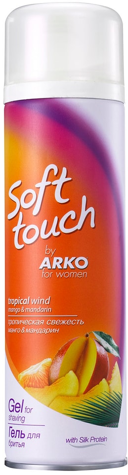 Гель для бритья Arko Soft Touch For Women Тропическая свежесть 200мл