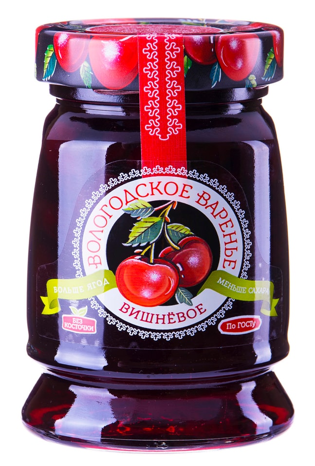 Варенье Вологодское Домашнее Вишневое 370гс доставкой!