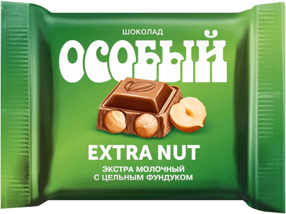 Шоколад Фабрика им. Крупской Особый экстрамолочный с фундуком 80г