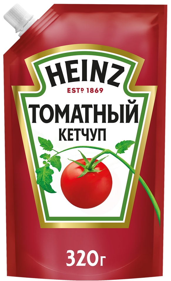 Кетчуп Heinz Томатный 320г