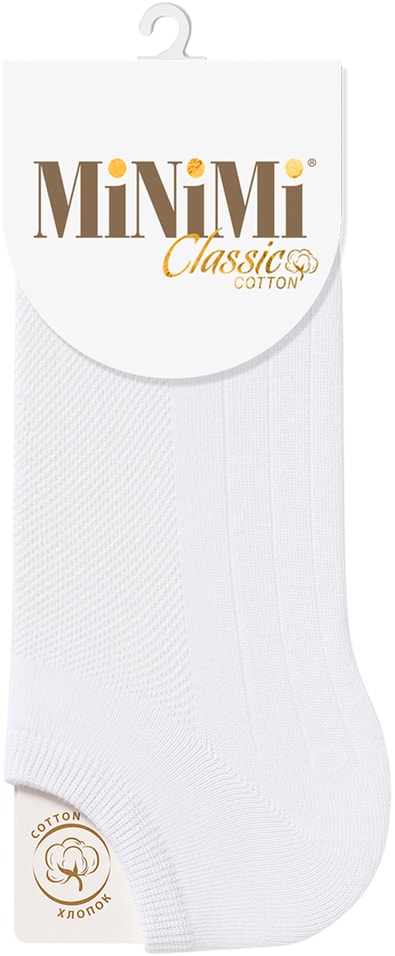 Носки женские MiNiMi Cotone 1101 Bianco белый Размер 35-38